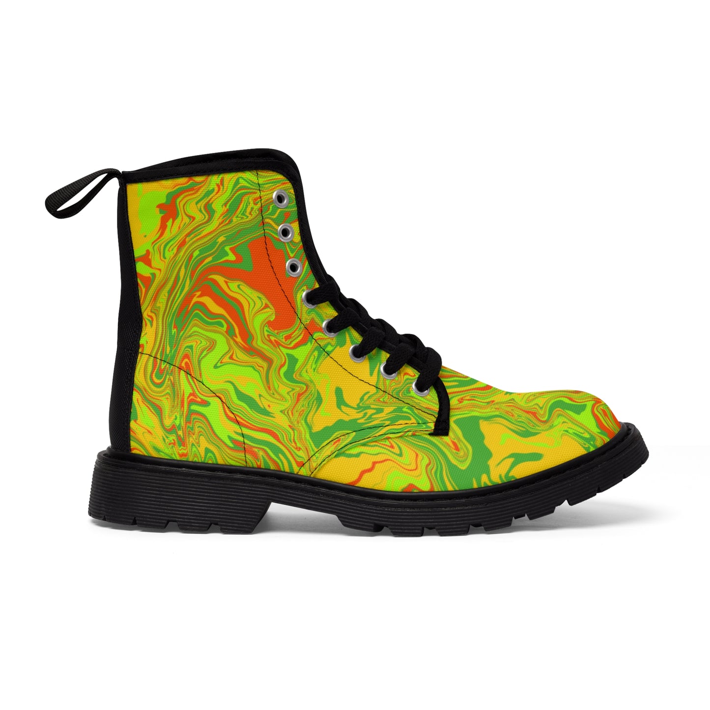 Women's Canvas Boots  "Tropic Fluid"