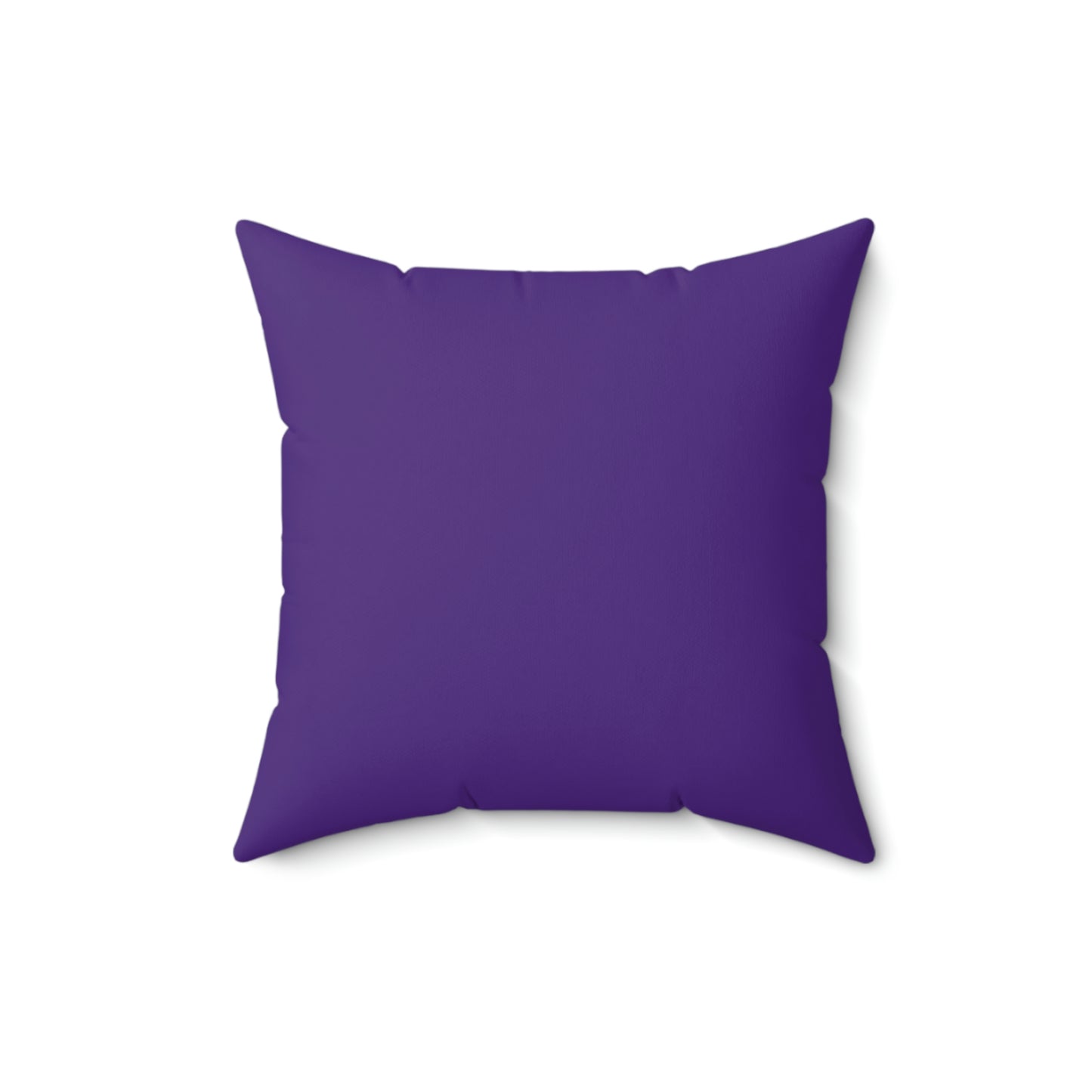 Spun Polyester Square Pillow Case "Midnight Run on Purple”