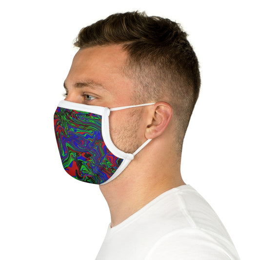 Cotton Face Mask (EU)  "Psycho Fluid"