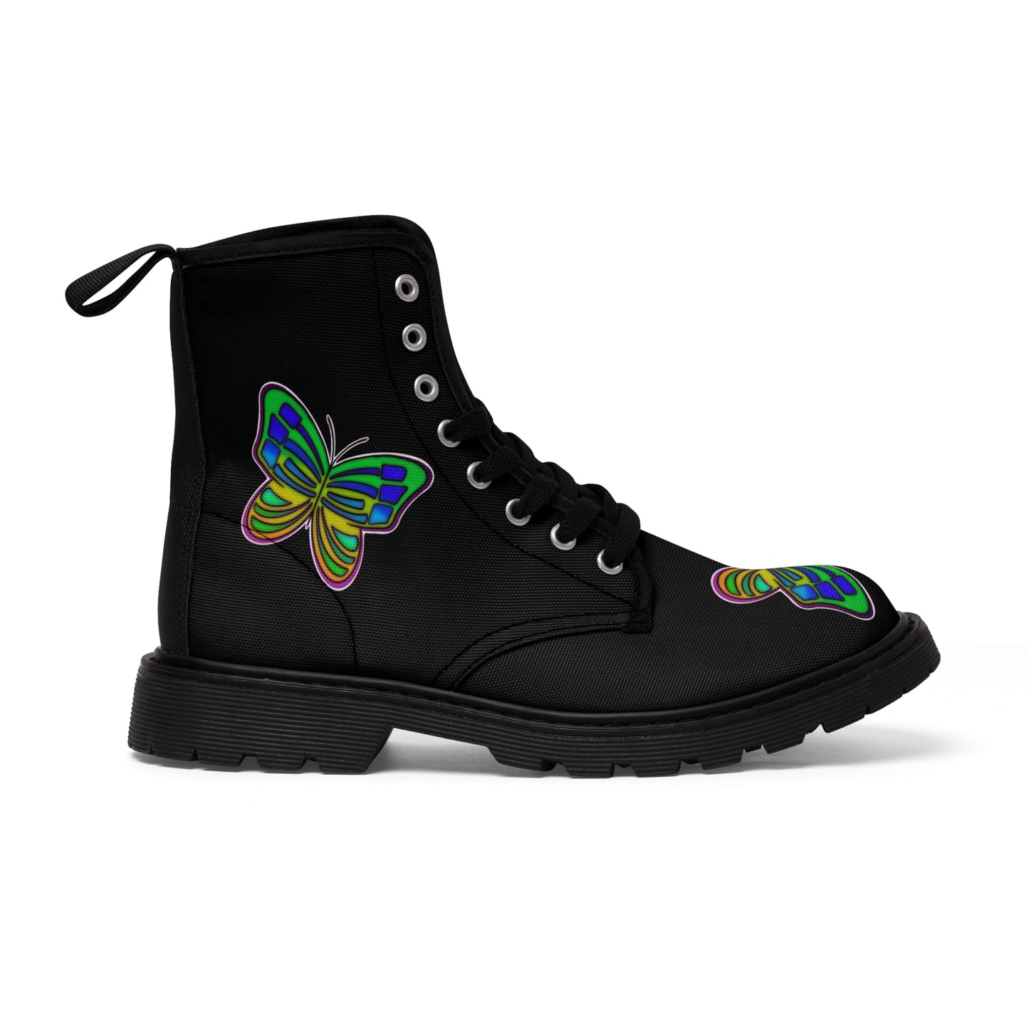 Women's Canvas Boots "Butterfly"