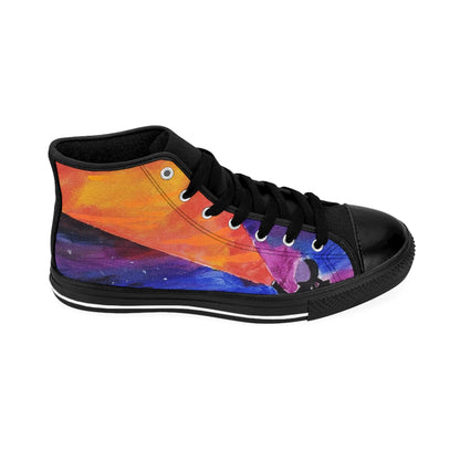 Men's High-top Sneakers  "Is Anyone Out There"