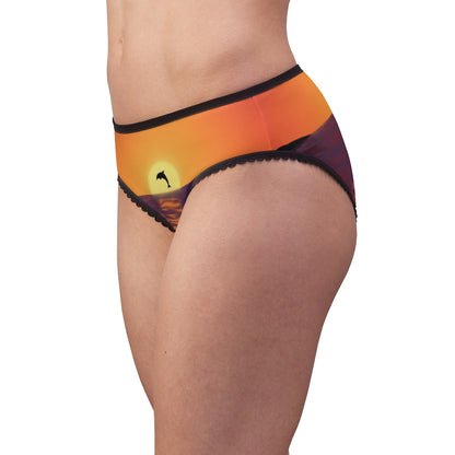 Women's Briefs "Dolphin in the Sunset"