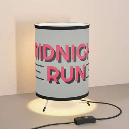 Tripod Lamp with High-Res Printed Shade, US\CA plug “Midnight Run”