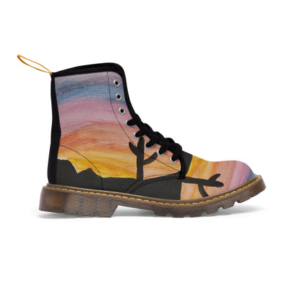 Men's Canvas Boots  "Desert Sunset"