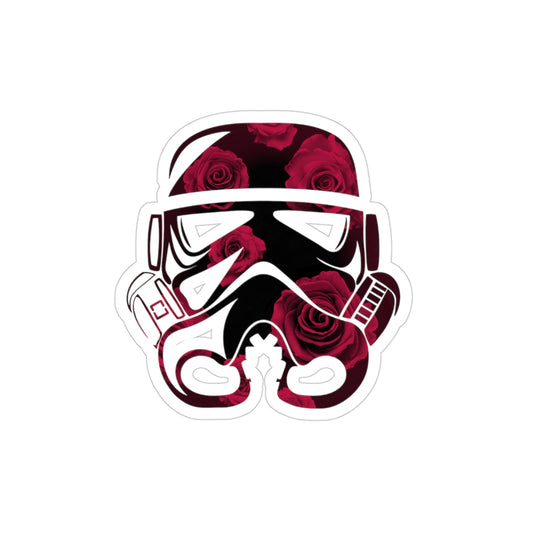 Transparent Outdoor Stickers, Die-Cut, 1pcs “Storm Trooper 15”