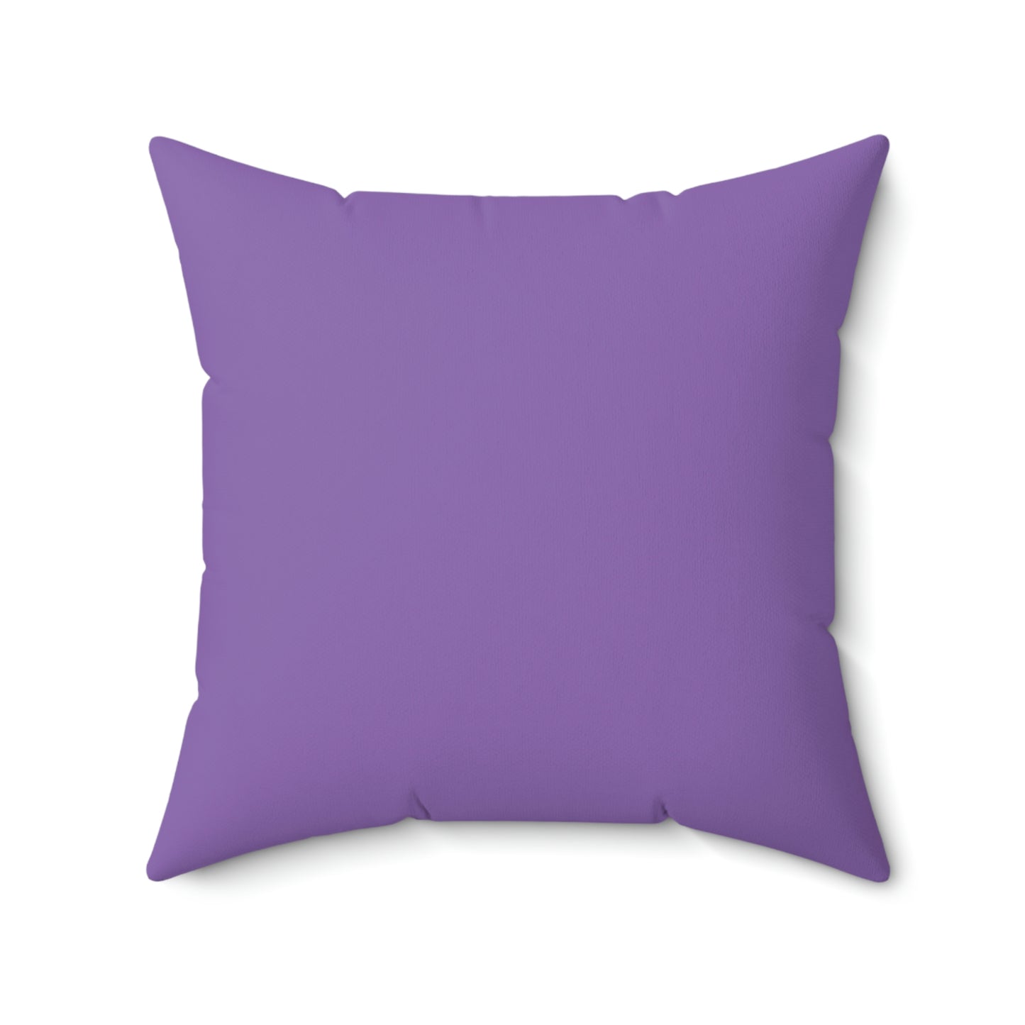 Spun Polyester Square Pillow Case "Mom Hero on Light Purple”