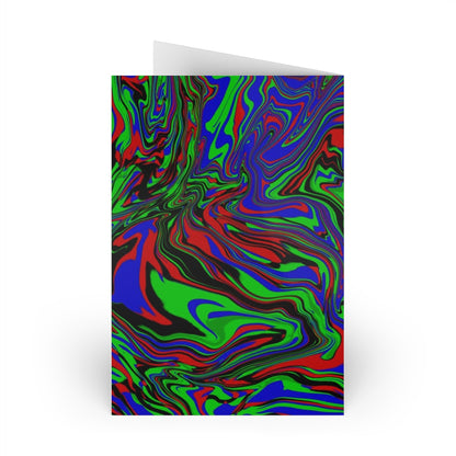 Greeting Cards (1 or 10-pcs)  "Psycho Fluid"
