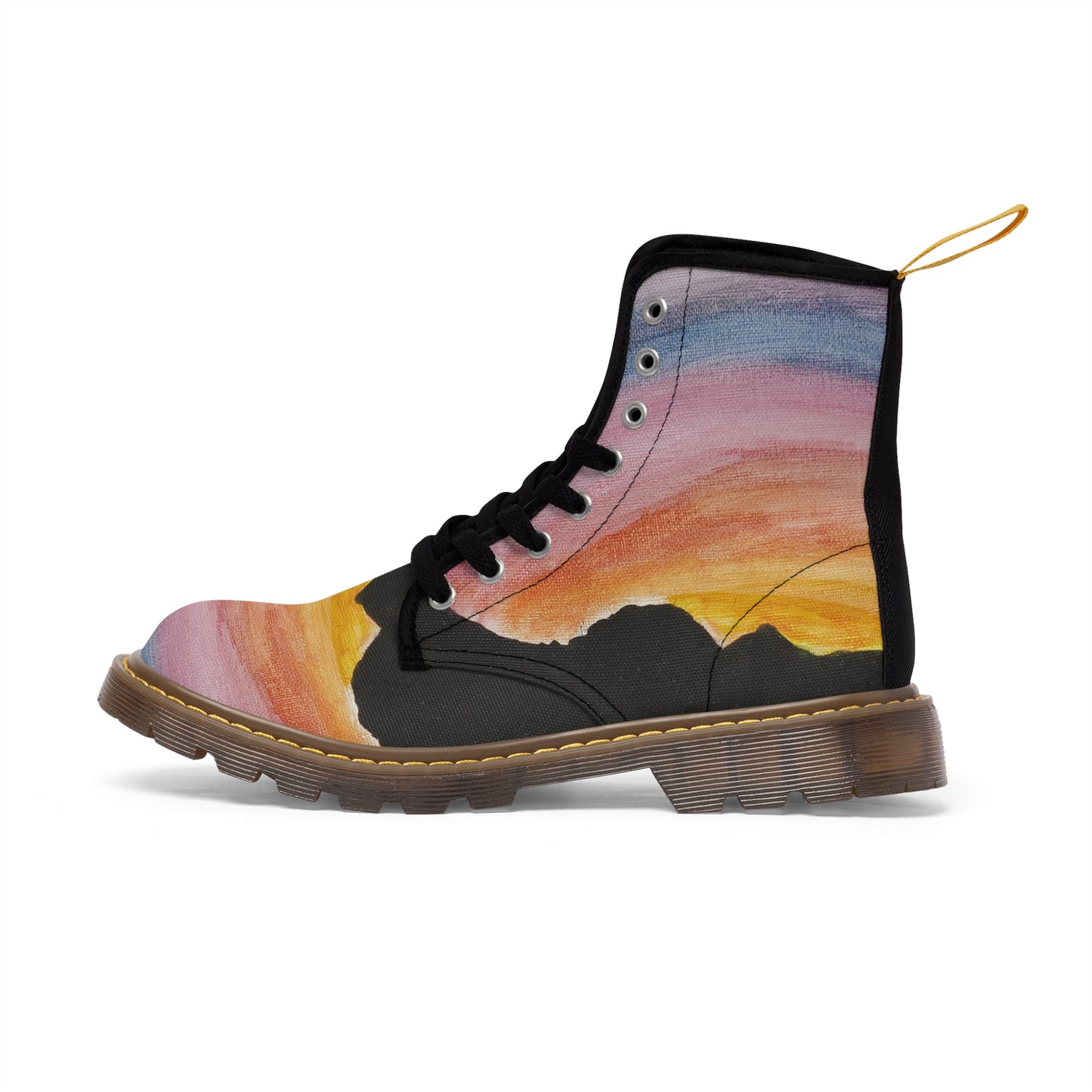 Men's Canvas Boots  "Desert Sunset"