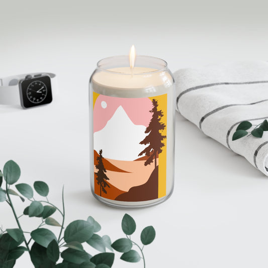 Aromatherapy Natural Soy Wax Candle, 13.75oz “Autumn Mountains”