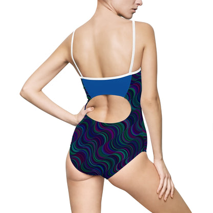 Women's One-piece Swimsuit "Waves of Confusion"