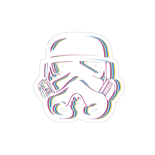 Transparent Outdoor Stickers, Die-Cut, 1pcs “Storm Trooper 16”
