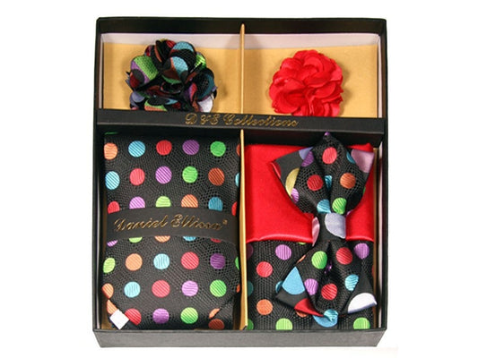 MashasCorner.com  Daniel Ellissa - Polkadot Bow & Neck Tie 6 Set - DE 130