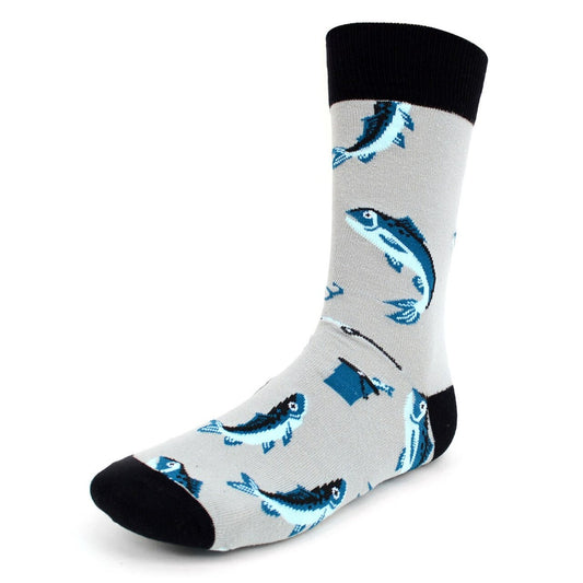 MashasCorner.com   Men's Fish Novelty Socks - MC-NVS1913