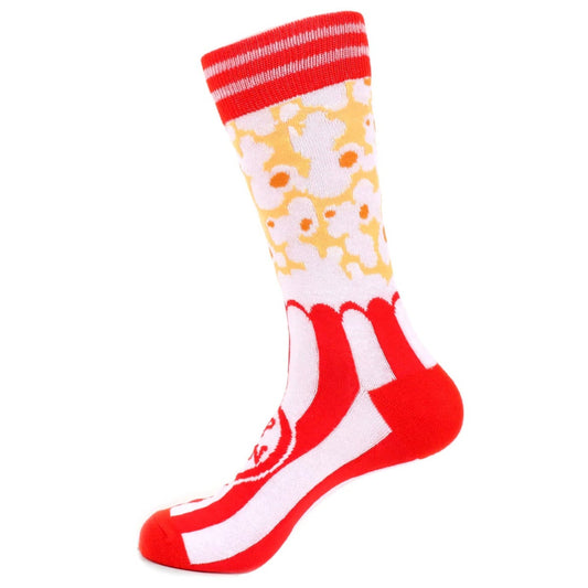 MashasCorner.com   Men's Popcorn Novelty Socks - MC-NVS19509-RD