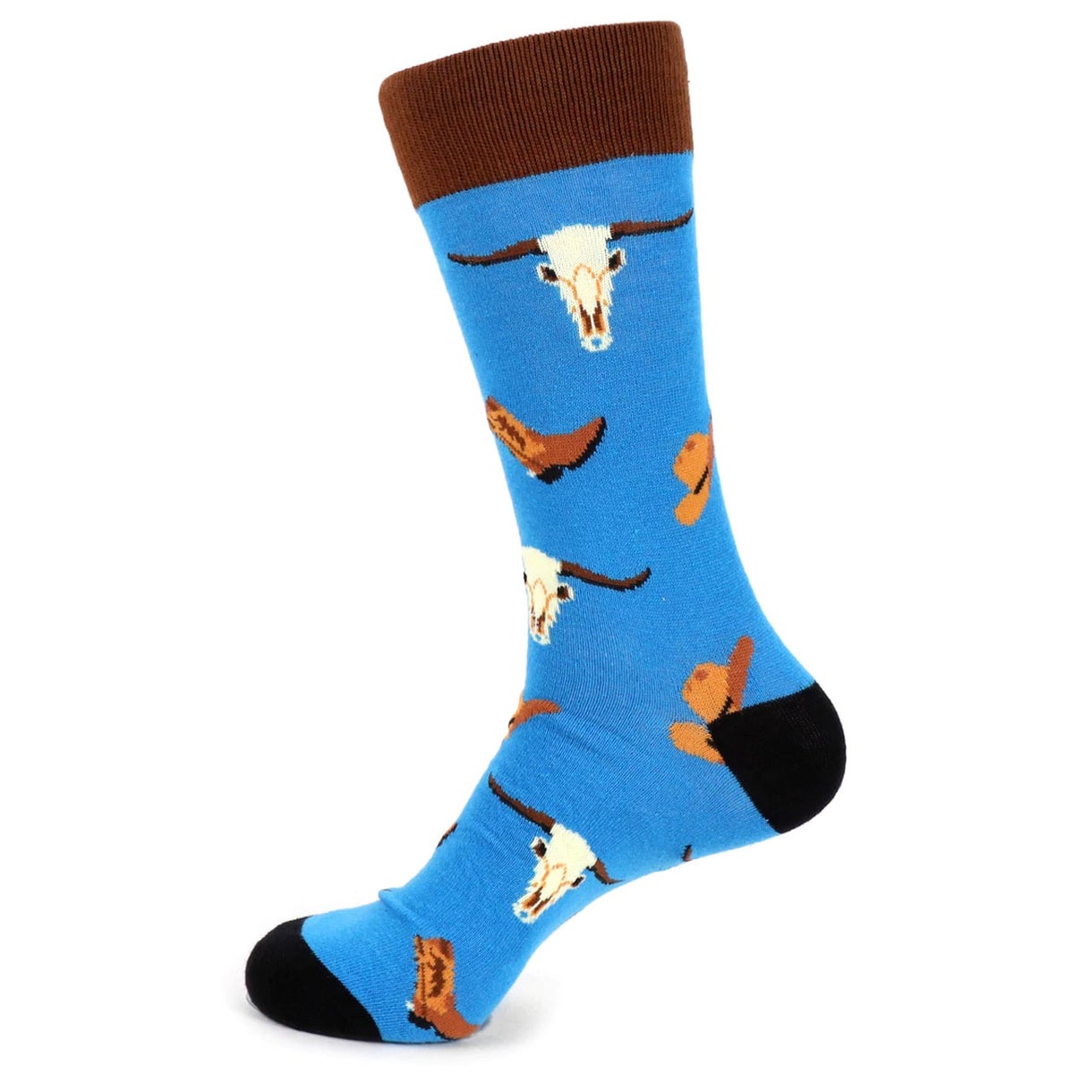 MashasCorner.com   Men's Old West Novelty Socks - MC-NVS19521-TQ