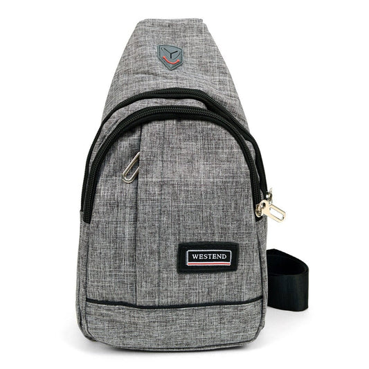 MashasCorner.com  Gray Polyester Crossbody Sling Bag Backpack - FBG1826
