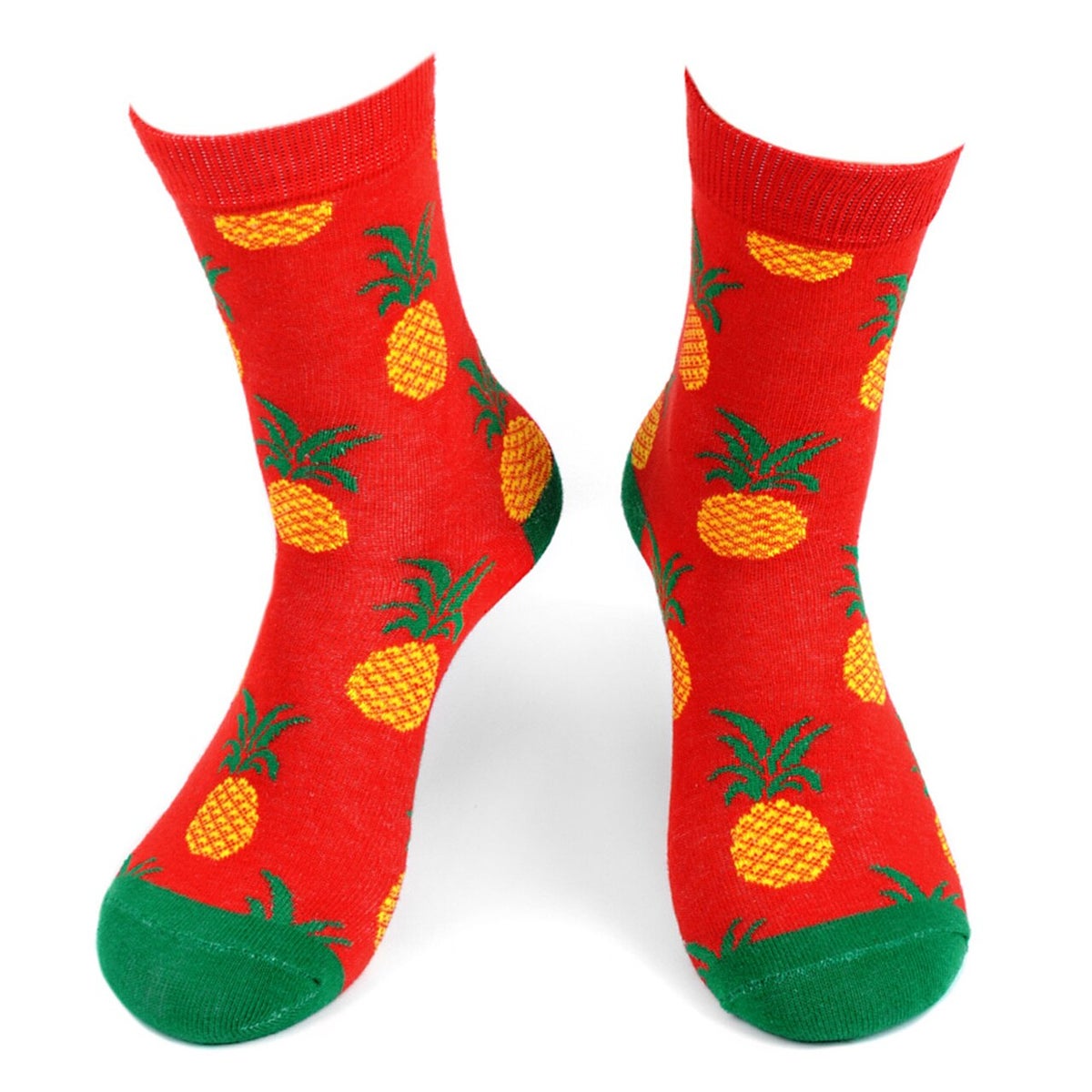 MashasCorner.com   Women's Pineapple Novelty Socks - MCLNVS19415-HPK