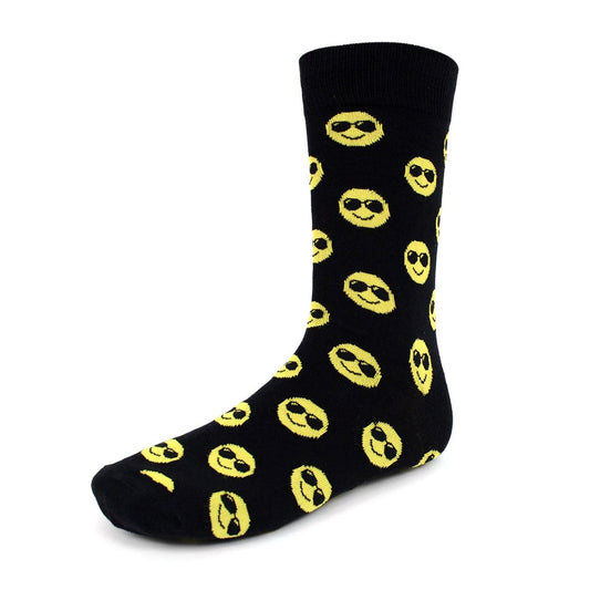 MashasCorner.com   Men's Smiley Face Novelty Socks - MCNVS1802