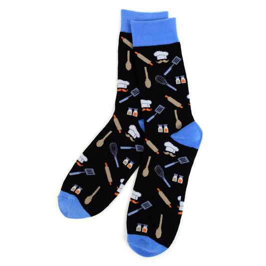 MashasCorner.com   Men's Chef Novelty Socks - MCNVS1904