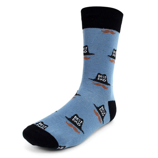 MashasCorner.com   Men's Best Dad Novelty Socks - MCNVS1908