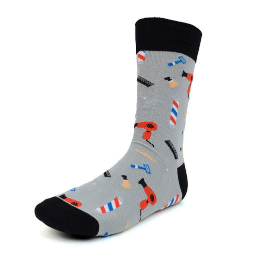 MashasCorner.com   Men's Barber Shop Novelty Socks - MCNVS19211
